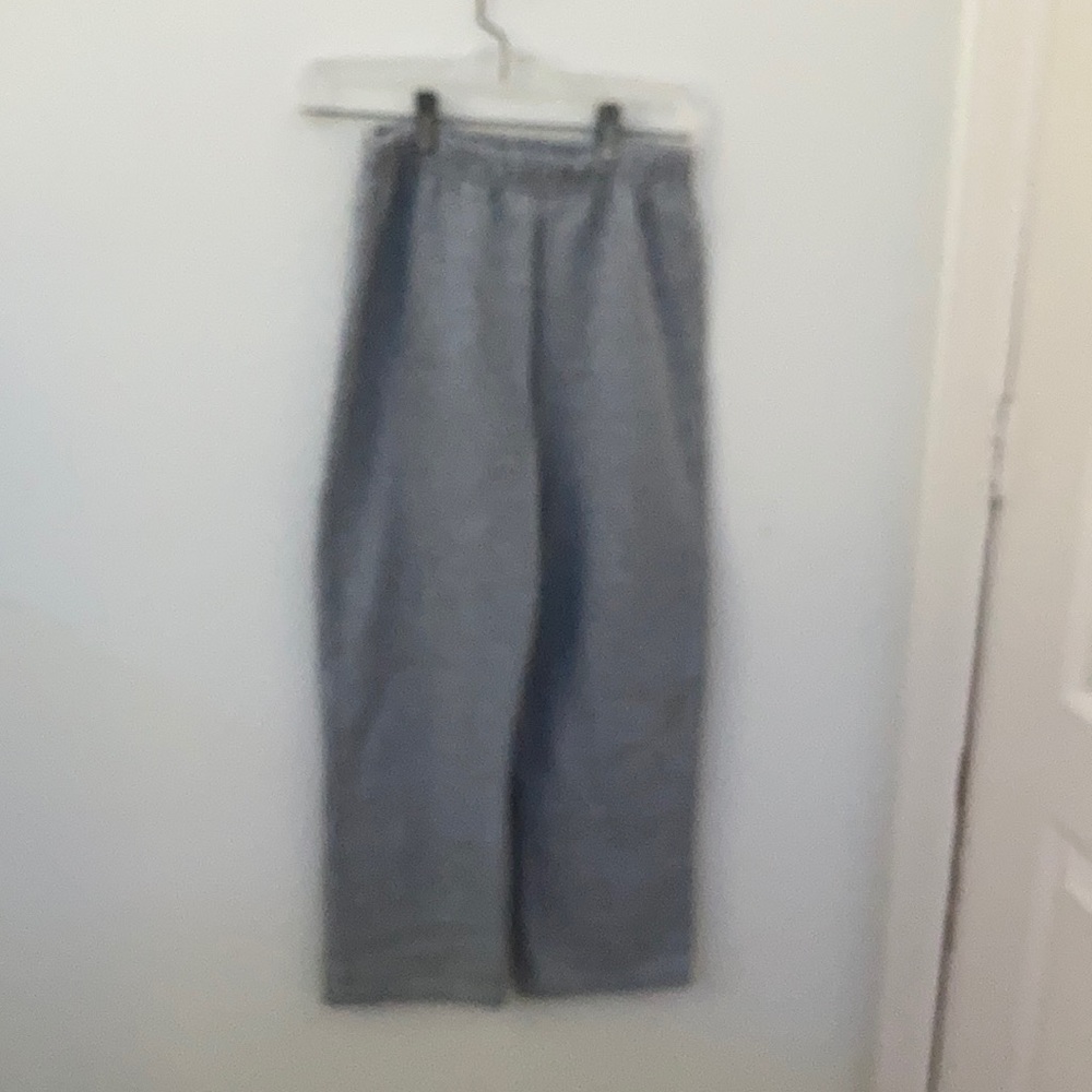 Gray sweatpants